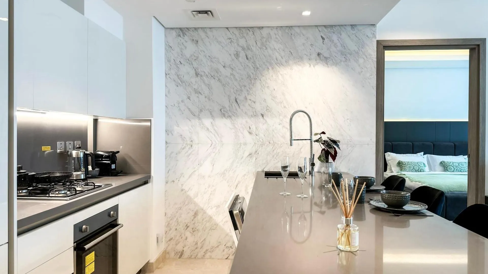 High Floor Burj Khalifa View 1Br - Business Bay Apartment Dubai
